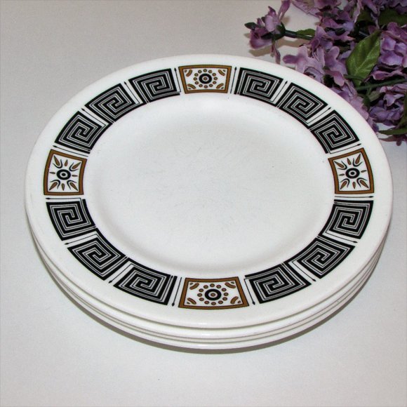 4 Wedgwood ASIA Bread Plates 6 1/8" Bone China R4288 Vintage Dinnerware England - Picture 1 of 5